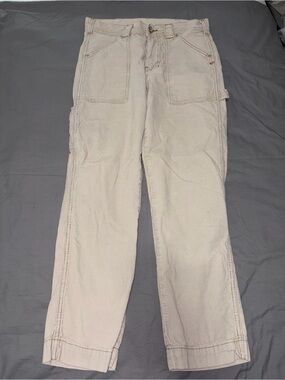 BDG Men's Cream Corduroy Carpenter Pants